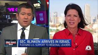 U.S. Secretary of State Antony Blinken arrives in Israel, pledges support to regional leaders