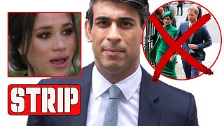 PUNISHMENT! Rishi Sunak Strip Sussexes Title Due To Her Coronation Absence: Disrespect New Monarch