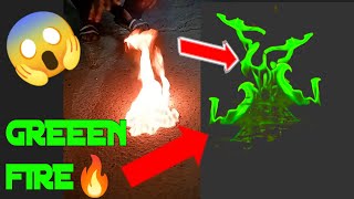 ग्रीन आग कैसे बनाये || WE MADE GREEN THANDERSTOME (IN HINDI)