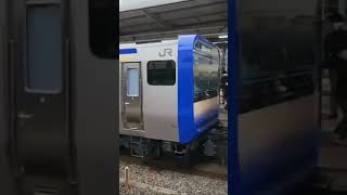 #E235系1000番台F-24編成が新津配給輸送#横須賀線配給輸送　長い警笛