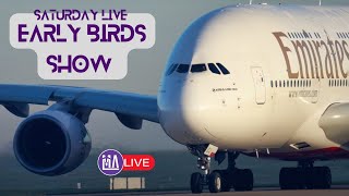 🔴Manchester Airport Live in 4K for EARLY BIRDS 🔴 Join Macc crew & relax #live #maccaviation #planes