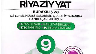 9-cu sinif 2024 güvən riyaziyyat buraxılış sınaq 1 #maths #buraxilisimtahani #otk #buraxılış