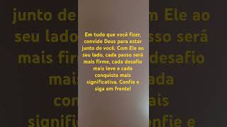 Confie e siga em frente! #confiança #deus #gratidão