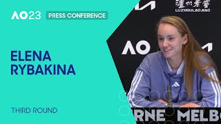 Elena Rybakina Press Conference | Australian Open 2023 Third Round