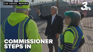 Commissioner steps in after homeless man threatens East Las Vegas neighborhood