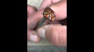 Fire Agate 5.8ct indoors