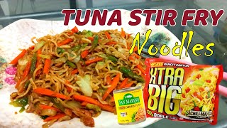 TUNA STIR FRY NOODLES | Pancit Canton with a Twist Easy Recipe!!!