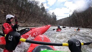 Tohickon Creek, 870cfs PFD, 2023-03-19