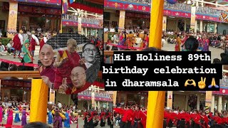 His Holiness Birthday in Tsuklakhang #dharamshala