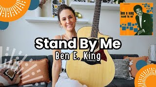 STAND BY ME - Ben E. King [Beginner Guitar Lesson Tutorial] strumming + picking + lyrics