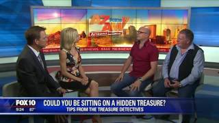 Treasure Detectives live on Fox 10!