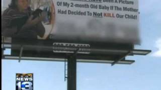 Ex's abortion billboard ordered down