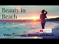 Woman and Beach @Free Stock Footage 89   @KETech channel   @Katakamu channel ​