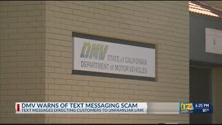 DMV warns of text messaging scam