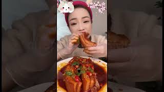 [ASMR] Chinese Eating whole spicy pork belly 66 🔥🍖#food #mukbang #shorts