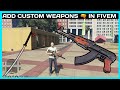 HOW TO ADD CUSTOM WEAPONS  🔫 *FREE* | FiveM Roleplay Scripts | FiveM Tutorial 2023 | MJ DEVELOPMENT