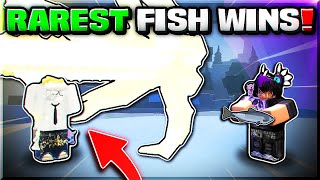 WHOEVER CATCHES THE RAREST FISH WINS! | ROBLOX FISCH