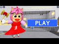 NEW BABY AMY SONIC BARRY Walkthrough Full GAMEPLAY #roblox #ScaryObby