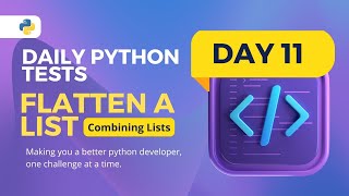 Daily Python Tests Day 11!