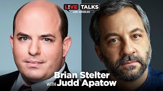 Brian Stelter with Judd Apatow at Live Talks Los Angeles