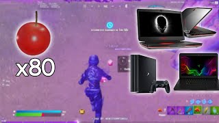 How i ate 80 Apples in a Single Match and Won A Gaming hardware ($1400) | #FreeFortnite Cup | Europe