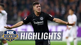 Luka Jovic scores 5 goals vs. Fortuna Dusseldorf | 2018-19 Bundesliga Highlights