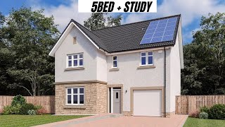 INSIDE an INCREDIBLE 😍 5BED + Study Detached New Build House The Evan by Cala Homes