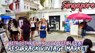 Vintage Lovers’ Paradise! Resurrack Vintage Market at Bugis Street Art Lane, Singapore.