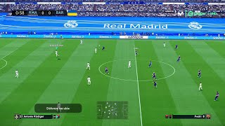 PES 2024 - Real Madrid vs FC Barcelona Gameplay PC | eFootball 2024 Concept - PES 2021 Mods
