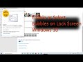 Windows 10, How to Select Bubbles ScreenSaver