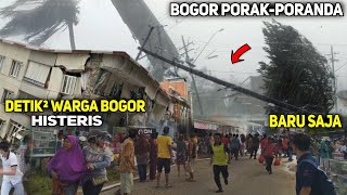 DETIK DETIK WARGA BOGOR MENJERIT DIHANTAM BADAI DAHSYAT HARI INI!! RUMAH AMBRUK! Hujan Angin Bogor