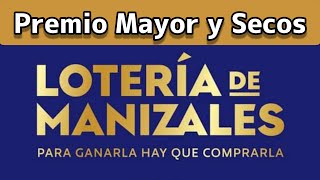 🔵 Resultado PREMIO MAYOR Y SECOS Loteria de MANIZALES Miercoles 8 de Enero de 2025