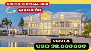 Mansion tour 🔥Recorre esta casa de lujo de 32 millones de dólares en Bahamas💲Luxury Lifestyle