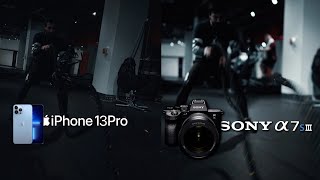 Cinematic 4k commercial video iphone 13 vs sony a7s3