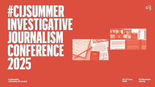 #CIJSummer: Surveillance Undercover Reporting and Source Protection: Dónal MacIntyre