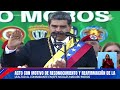 nicolás maduro jura como presidente de venezuela por tercera vez