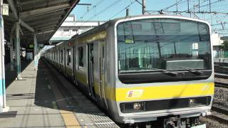 ＪＲ東日本Ｅ２３１系０番台中央・総武線千葉行き幕張駅入線～発車