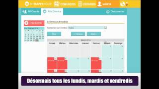 Comment éditer un événement dans MyHappyHour - Version Française