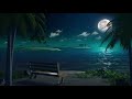 fall into sleep instantly ★ beautiful relaxing sleep music ★ calm night on a secluded island