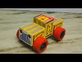 How to Make Matchbox Truck II DIY Mini Truck with DC Motor II School Project II Ashton Creative