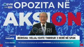 Sali Berisha: Kërkoj kthimin e Erion Veliajt në vend, ose dorëheqjen e Edi Ramës