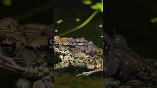 Meet the Surinam Toad!  #facts #suriname #amazon #nature #toad #explore  #jungle #rainforest