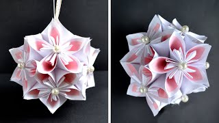 Beautiful Paper FLOWER BALL | Origami Kusudama | Tutorial DIY by ColorMania