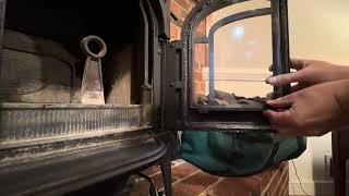 Upgrades and replacing the glass in a Vermont Castings Dauntless wood stove