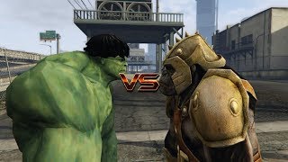 Hulk VS Gorilla Grodd - Epic Battle (GTA 5)