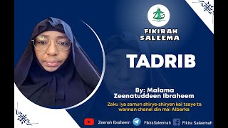 JAWABIN MALAMA ZEENATUDDIN IBRAHIM LOKACIN TADRIB DIN SISTERS ABUJA  2024