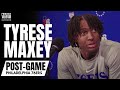 Tyrese Maxey Reacts to Philadelphia 76ers Start of Season, Raptors Loss & Joel Embiid's Play