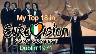 Eurovision 1971 - My Top 18