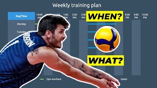 💥Ultimate Weekly Volleyball Training Plan | Train like a PRO💪
