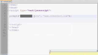 Creating Prompt box in Javascript